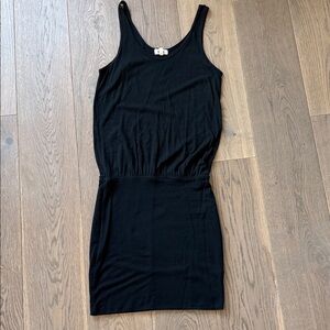 LNA Black Sleeveless Mini Dress | Size Small | Made in USA